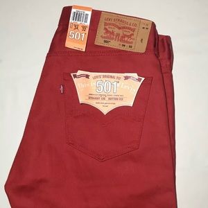 Levi’s 501 Original Fit Straight Leg Jeans 32-34